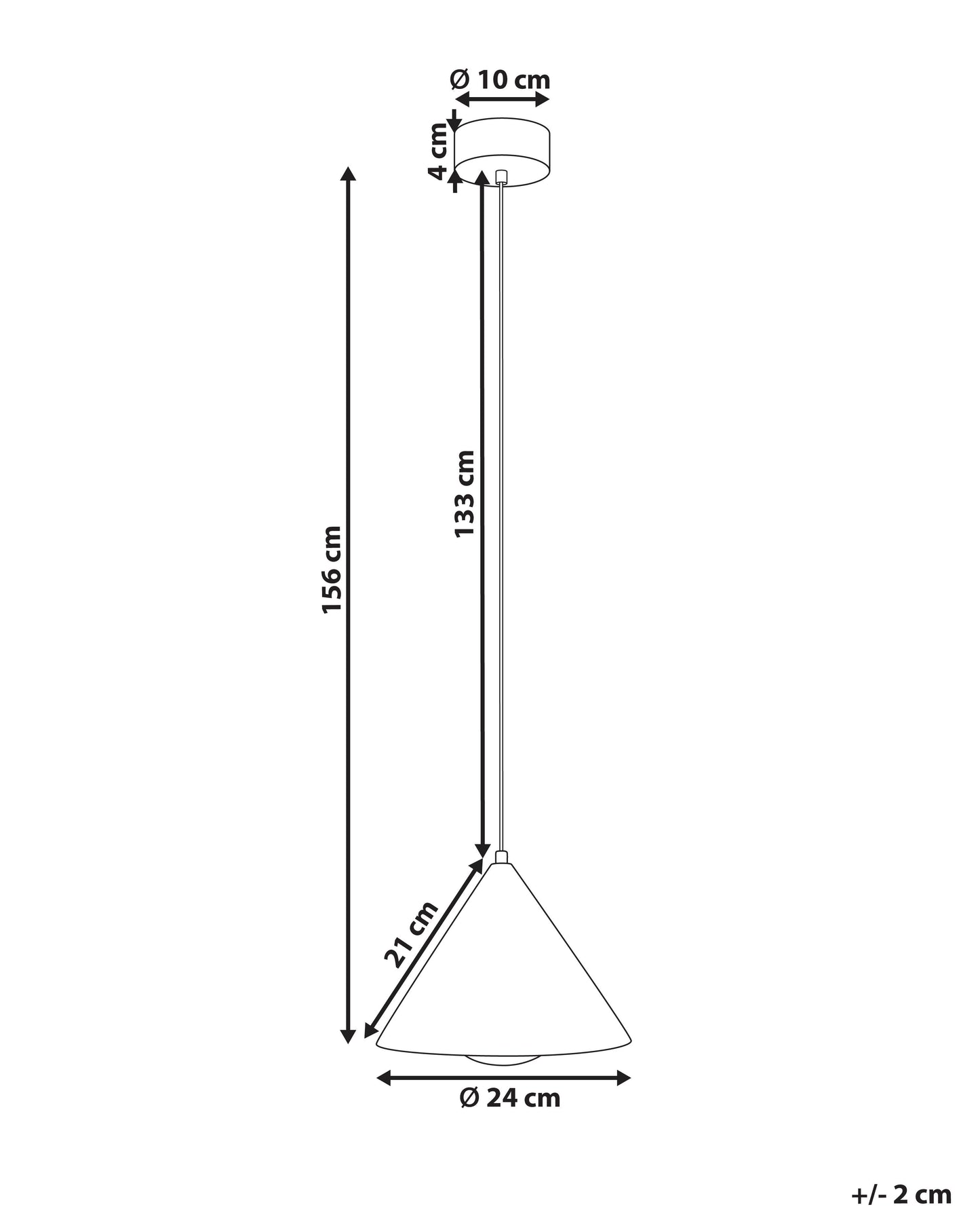 Pendant Lamp LEYRE Metal White