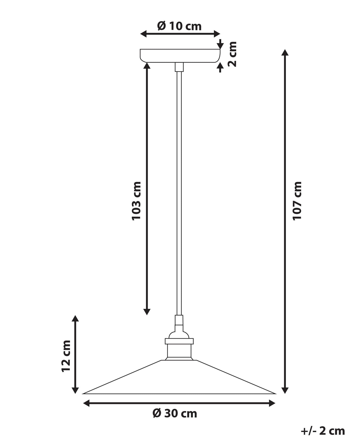 Pendant Lamp SWIFT Metal Brass