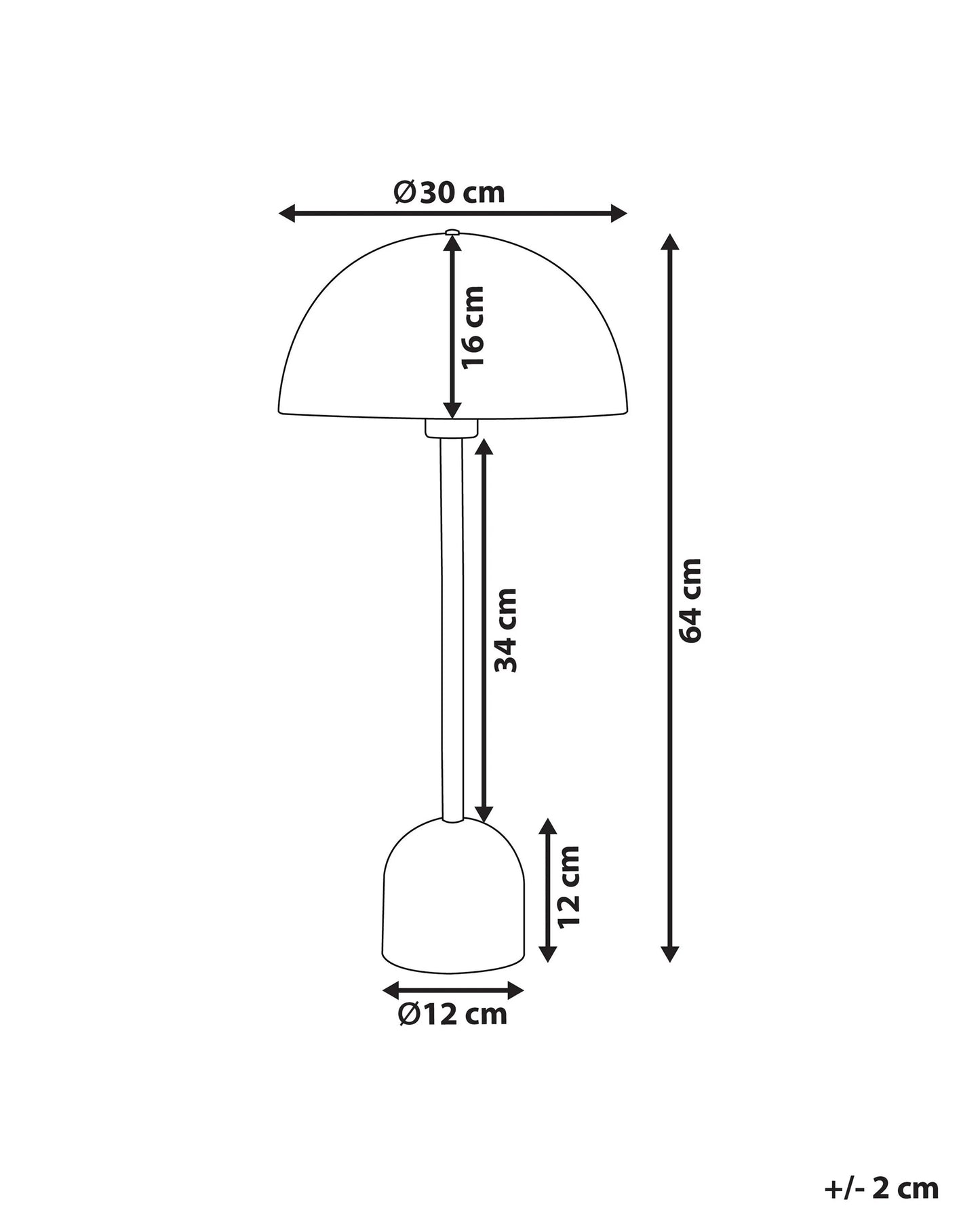 Table Lamp MACASIA Metal Copper