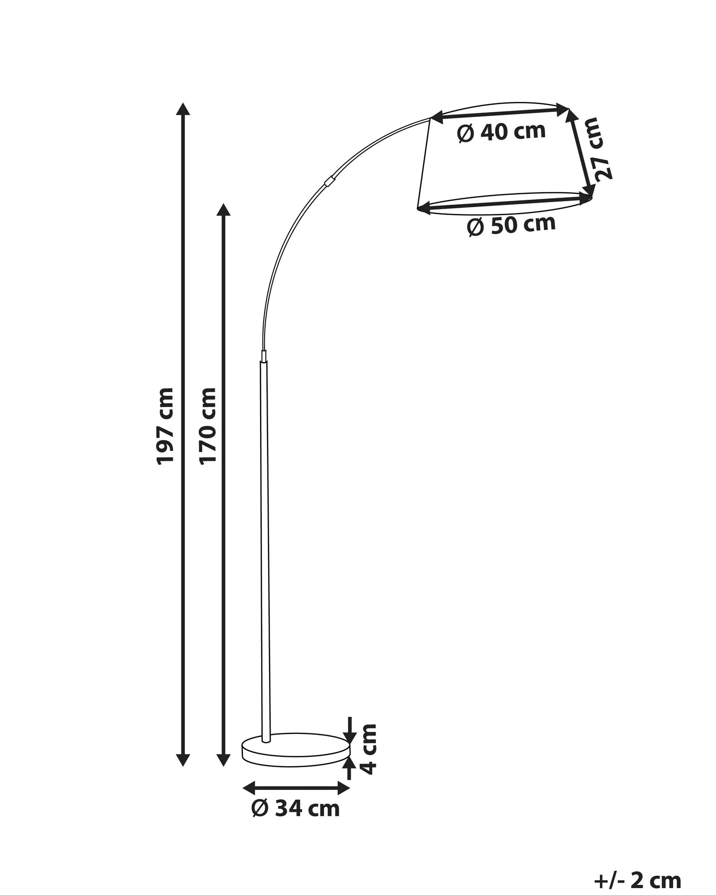 Floor Lamp YABUS Metal Black