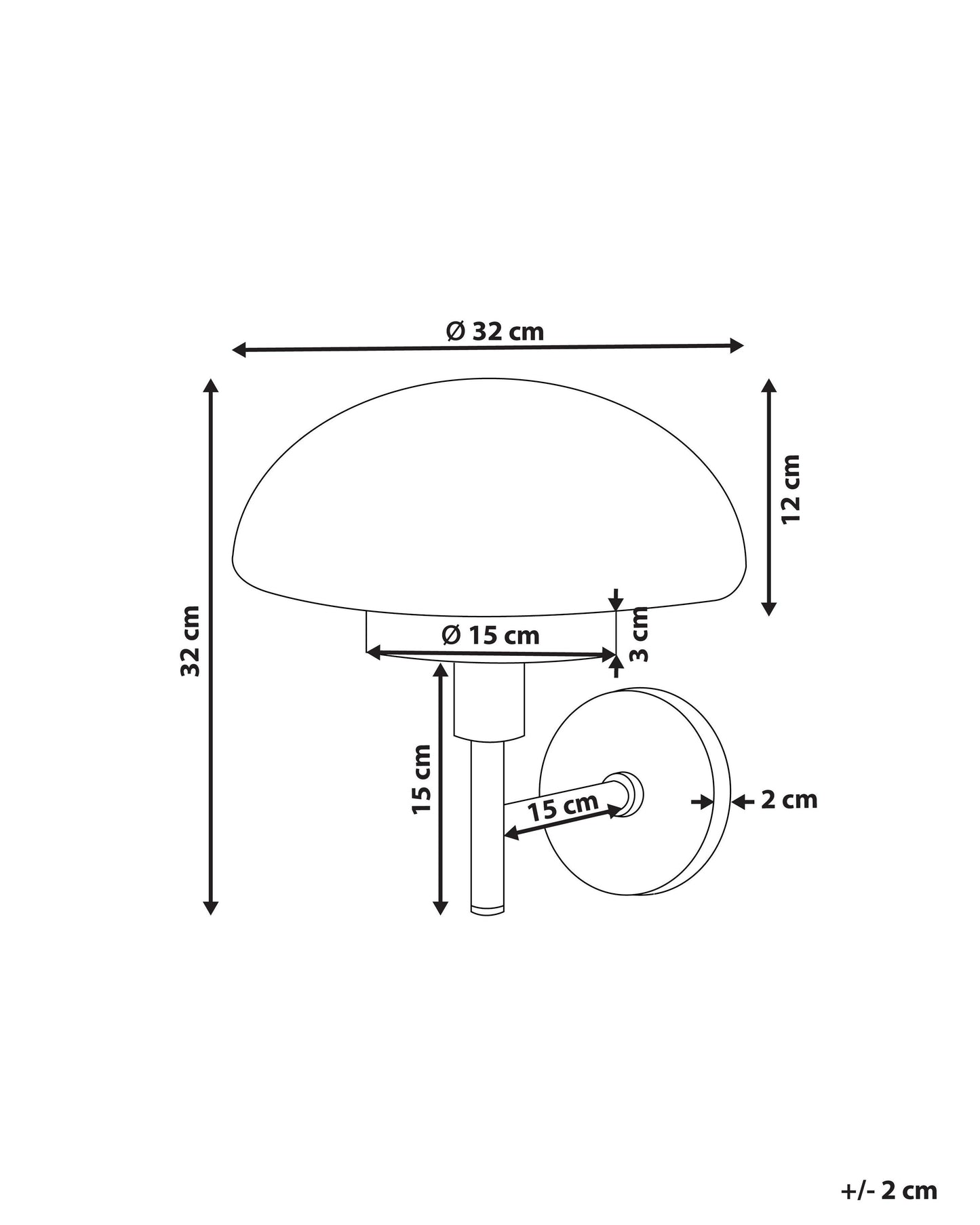 Wall Lamp MINIJA Metal Black