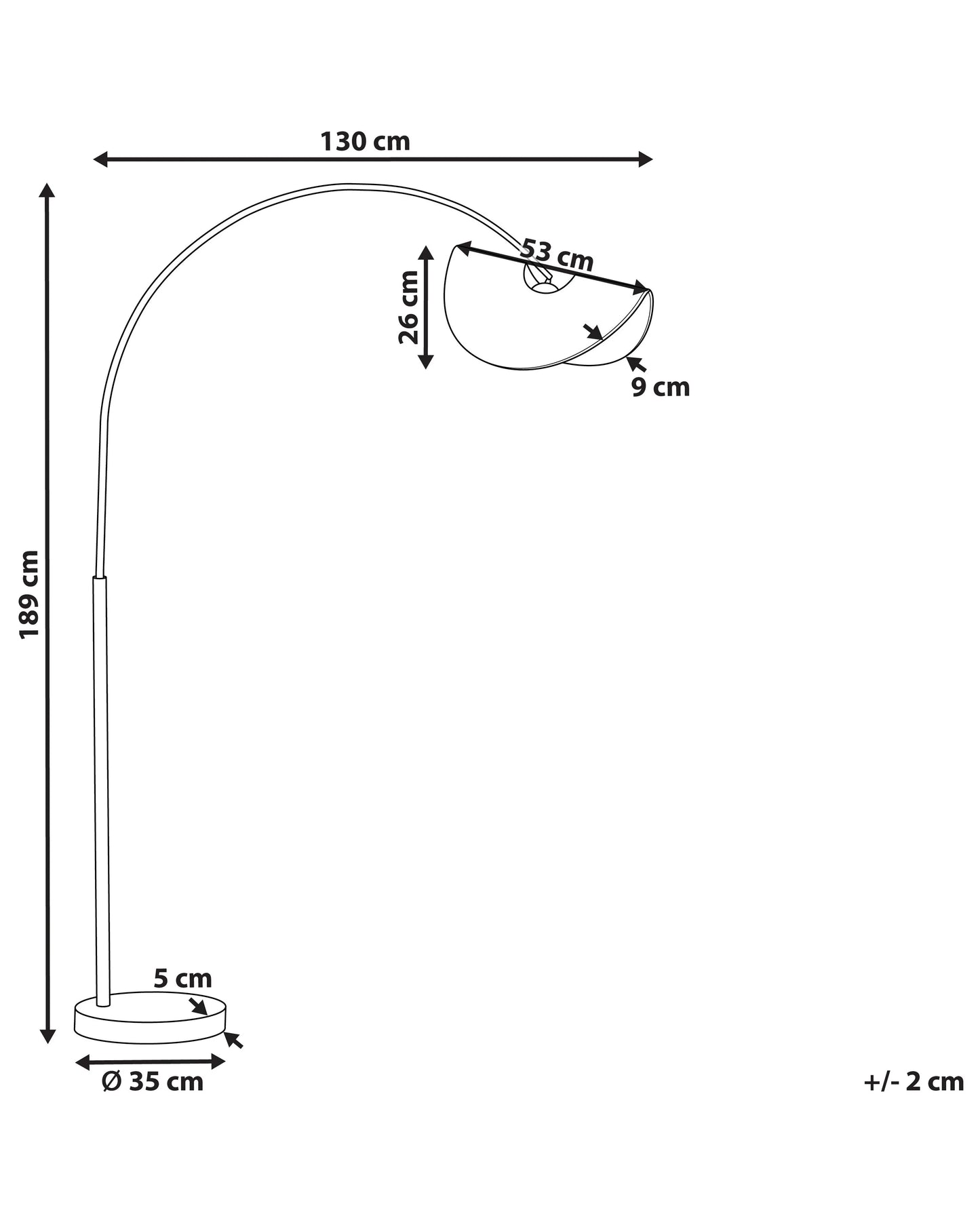 Floor Lamp HERRON Natural