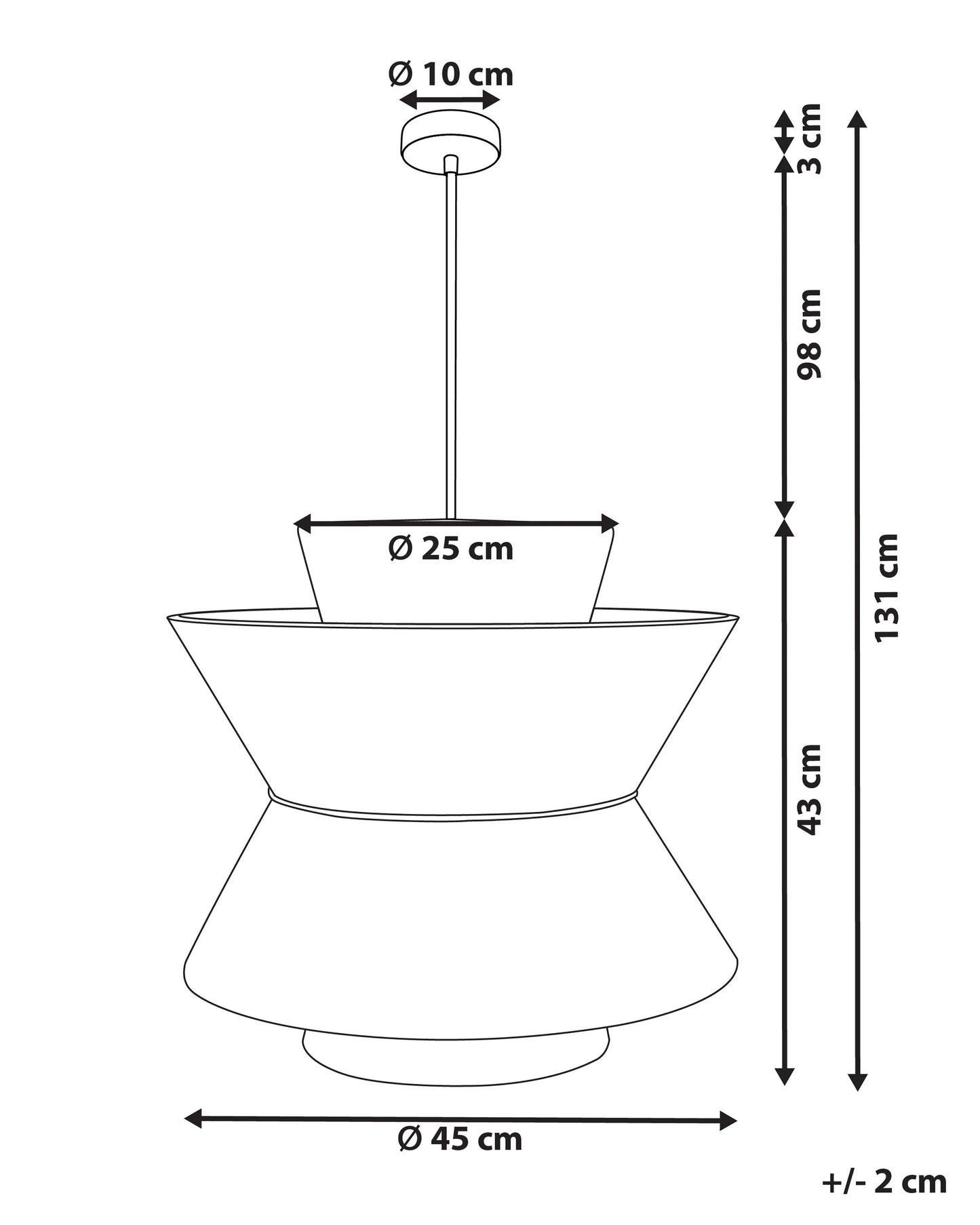 Pendant Lamp TELAMBA Wicker Natural