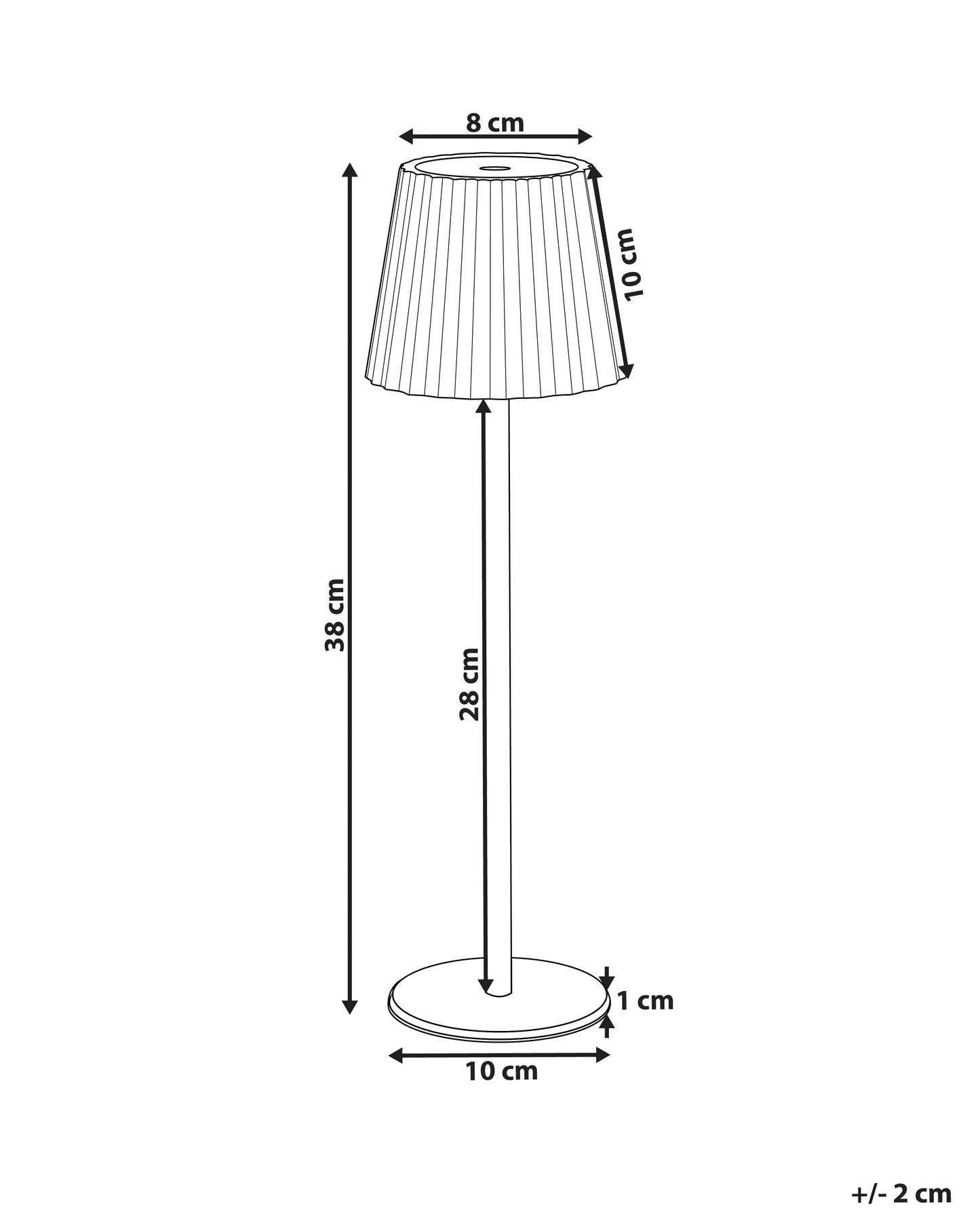 Table Lamp POMBEIRO Metal Light Blue
