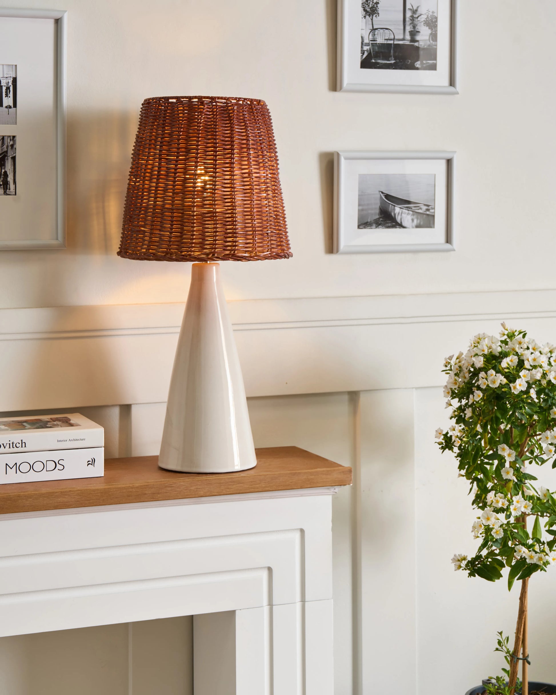  Table Lamp MADURU Ceramic White