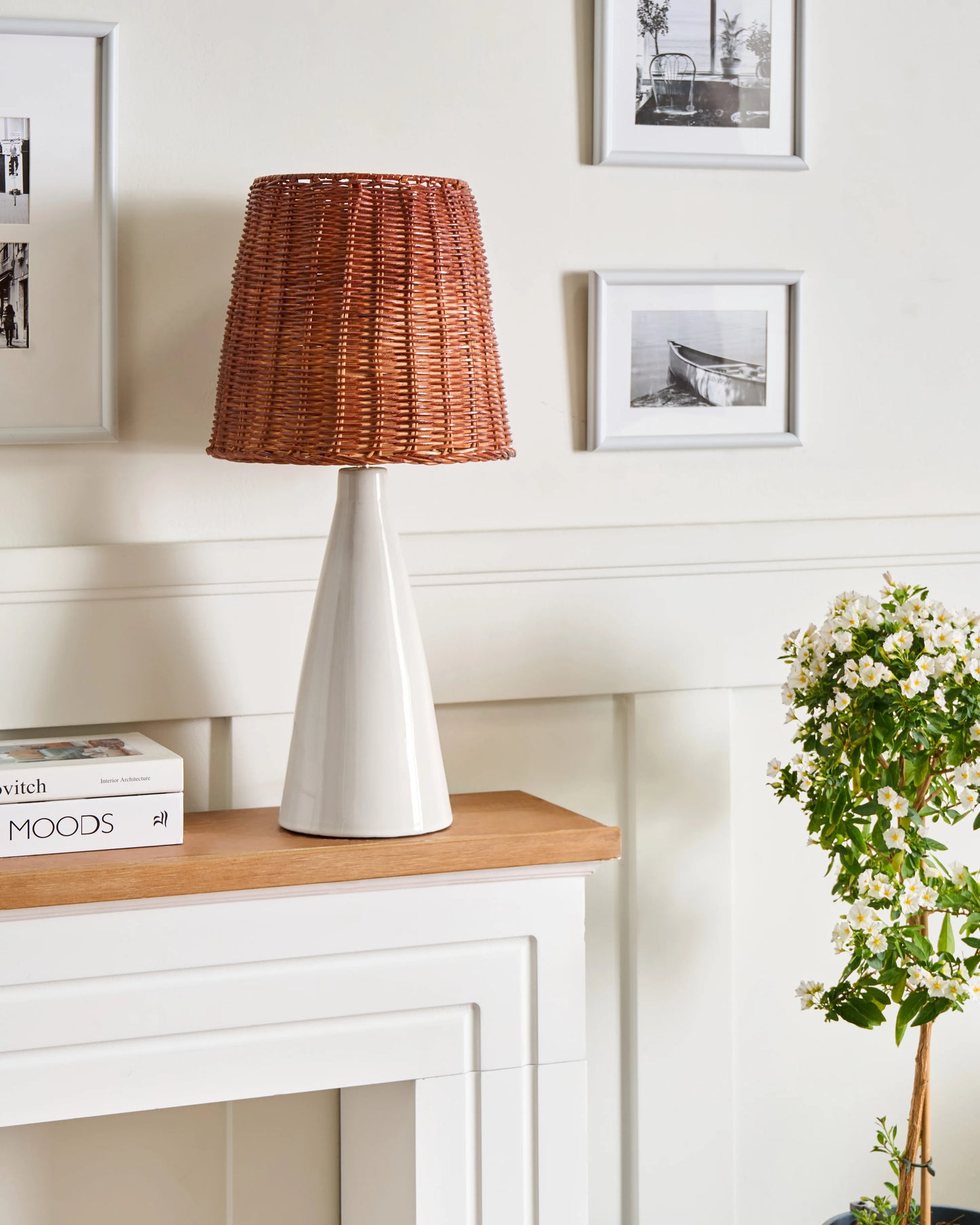  Table Lamp MADURU Ceramic White