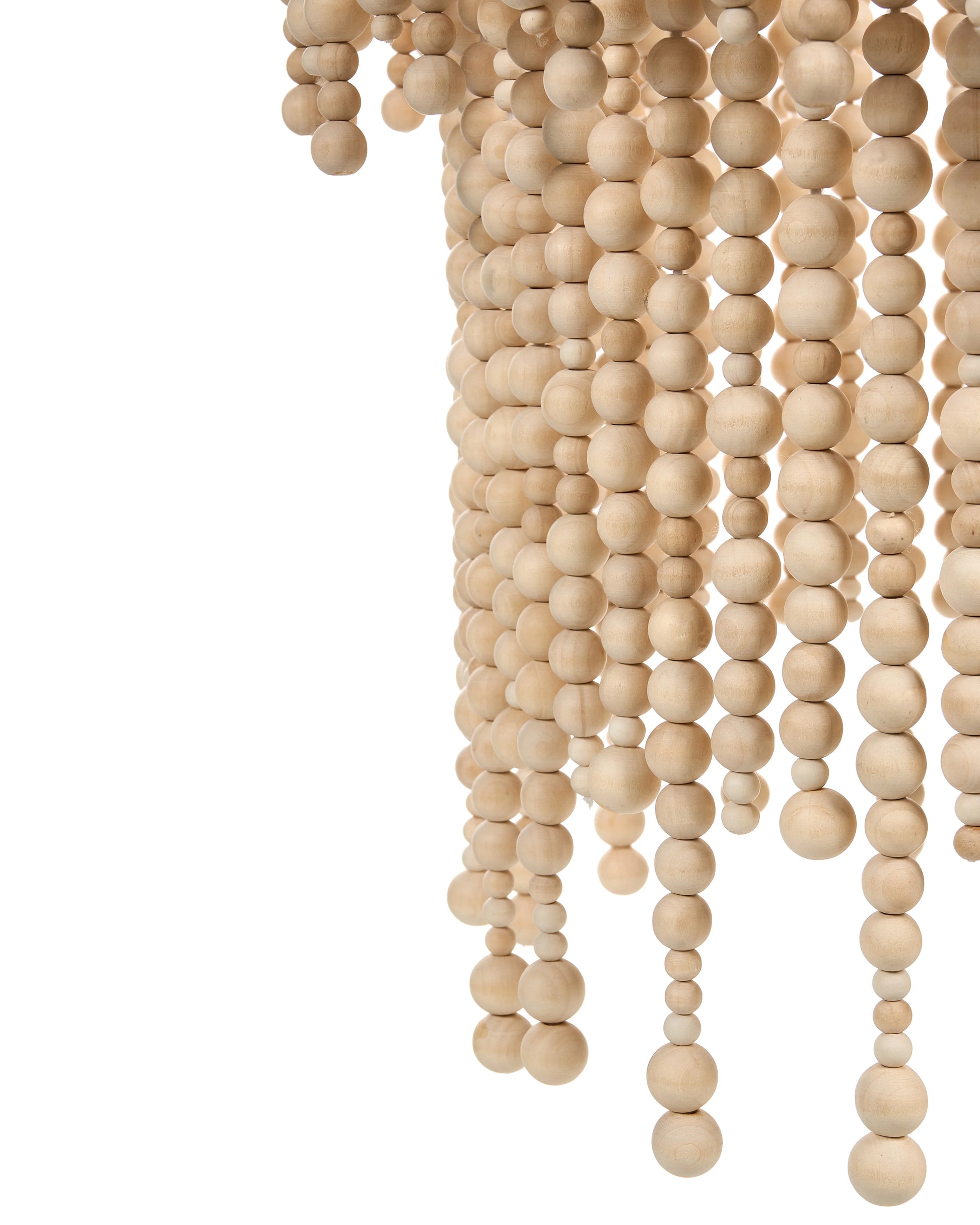  Chandelier KIRINDI Wood Light Brown