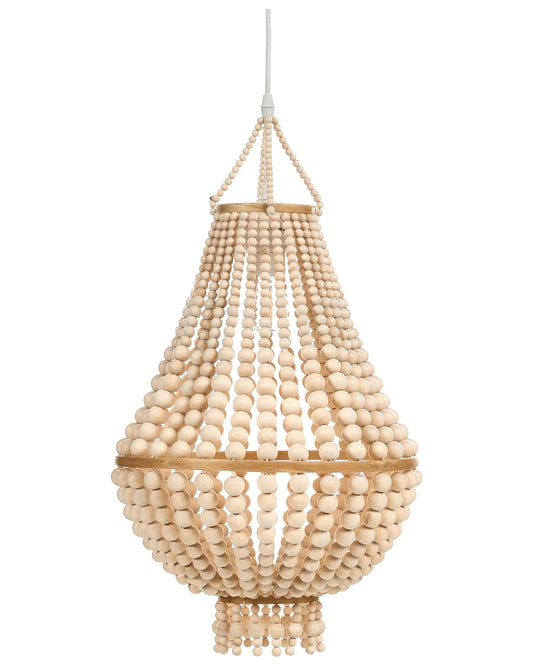  Chandelier KUMBUKKAN Wood Light Brown