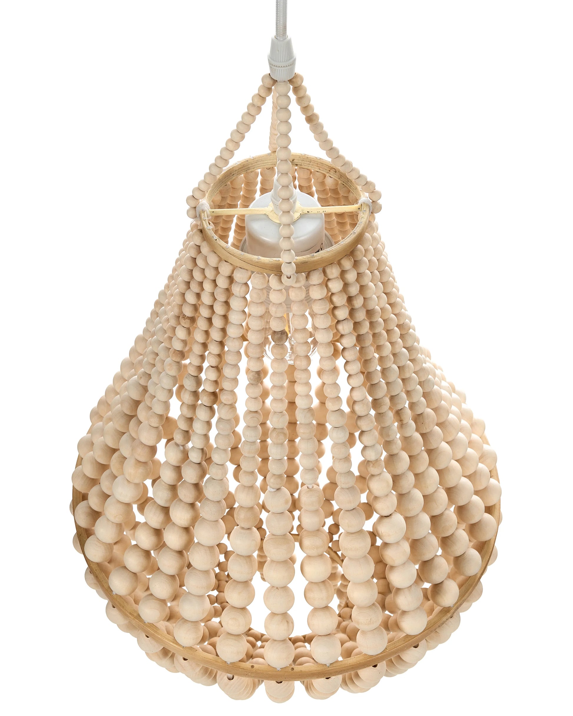  Chandelier KUMBUKKAN Wood Light Brown