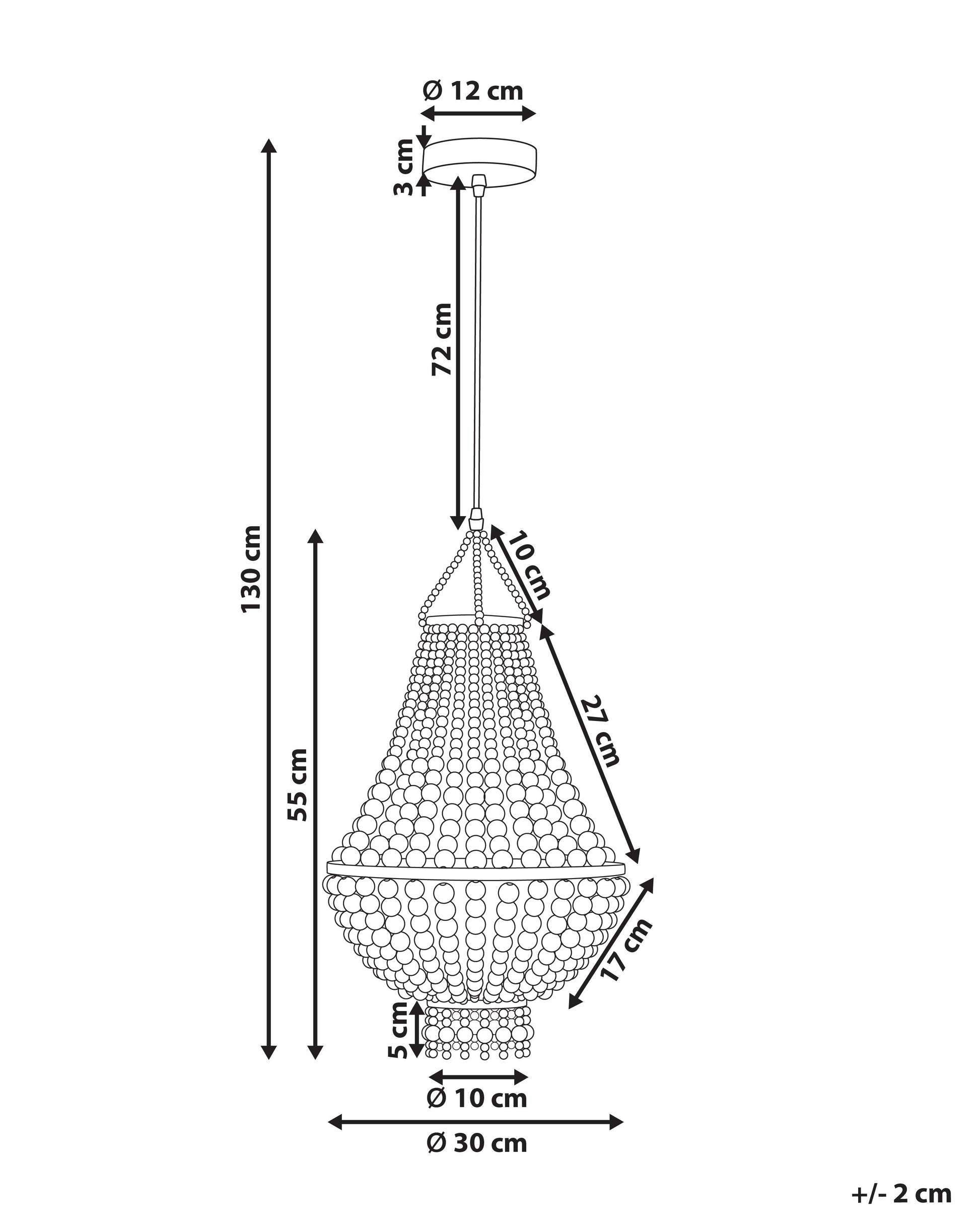  Chandelier KUMBUKKAN Wood Light Brown