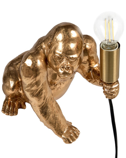  Table Lamp Gorilla HARAMBE Gold