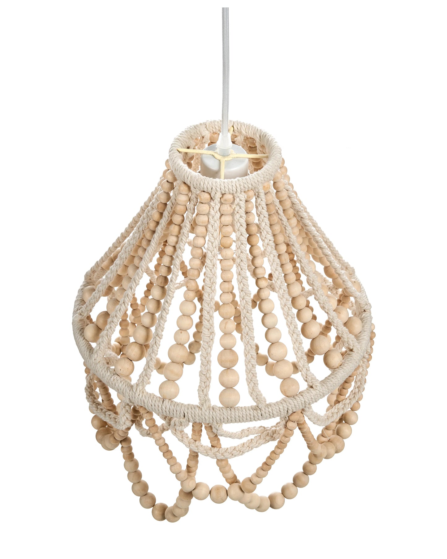  Chandelier MENIK Wood Light Brown