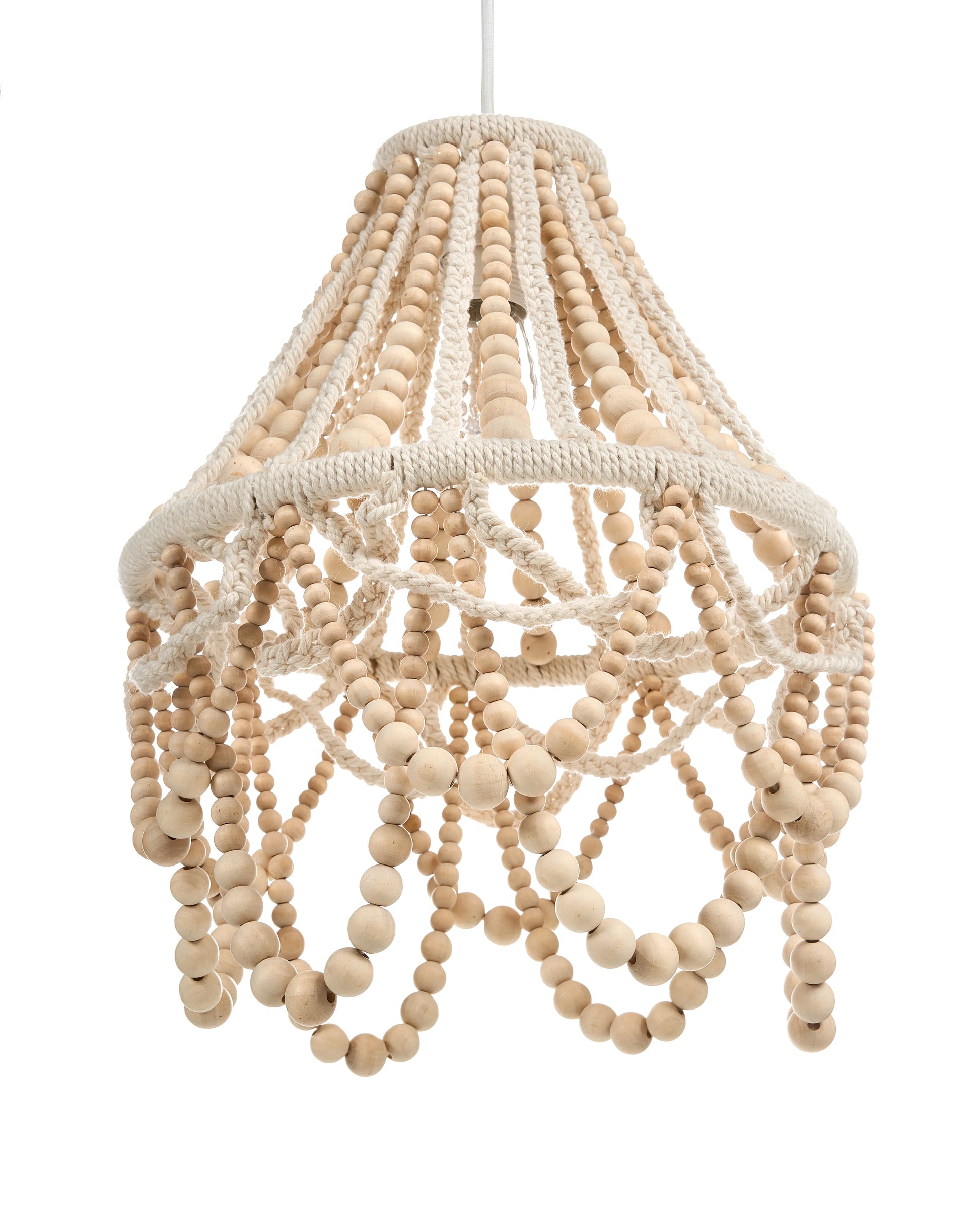  Chandelier MENIK Wood Light Brown