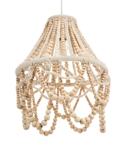  Chandelier MENIK Wood Light Brown