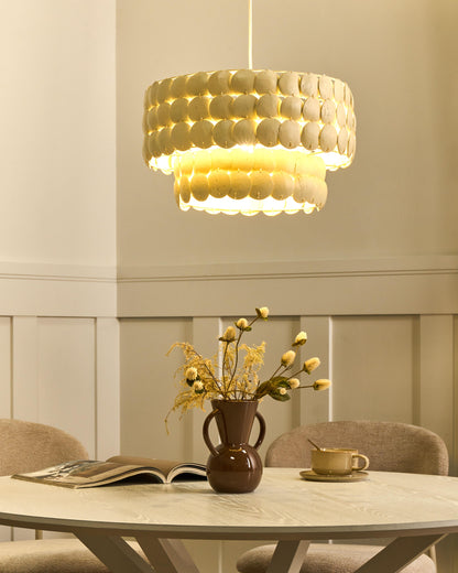 Chandelier KOTMALE Coconut Shell Light Beige