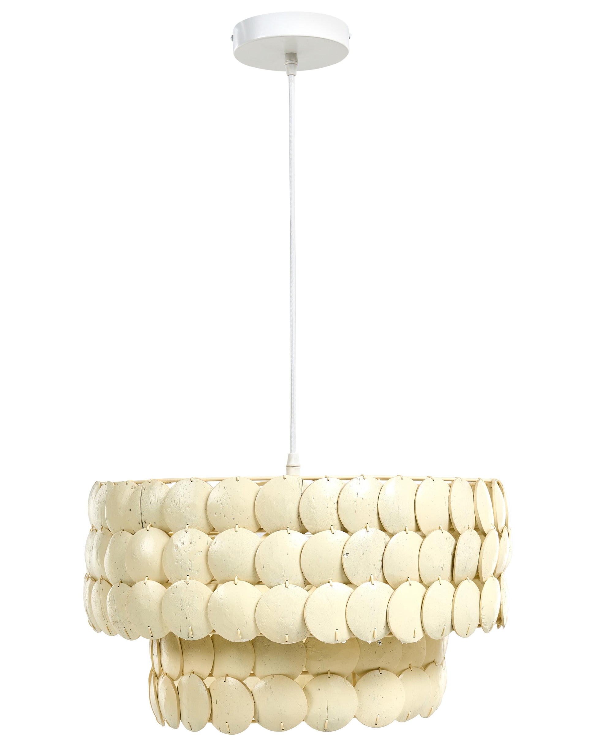  Chandelier KOTMALE Coconut Shell Light Beige