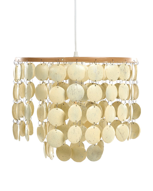  Chandelier PARANGI Coconut Shell Light Beige
