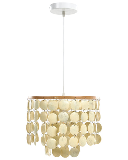  Chandelier PARANGI Coconut Shell Light Beige