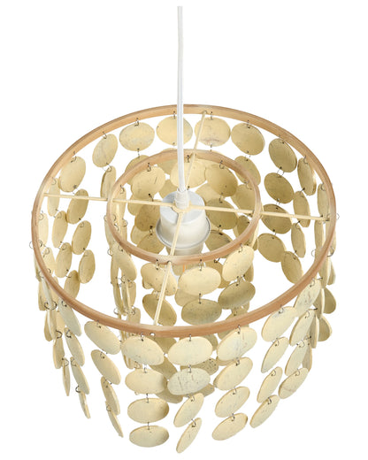  Chandelier PARANGI Coconut Shell Light Beige
