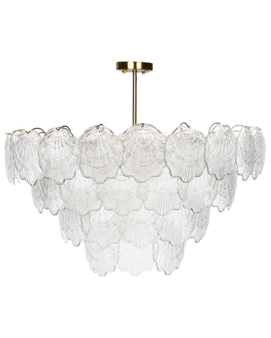  Chandelier TEMASH Glass Brass