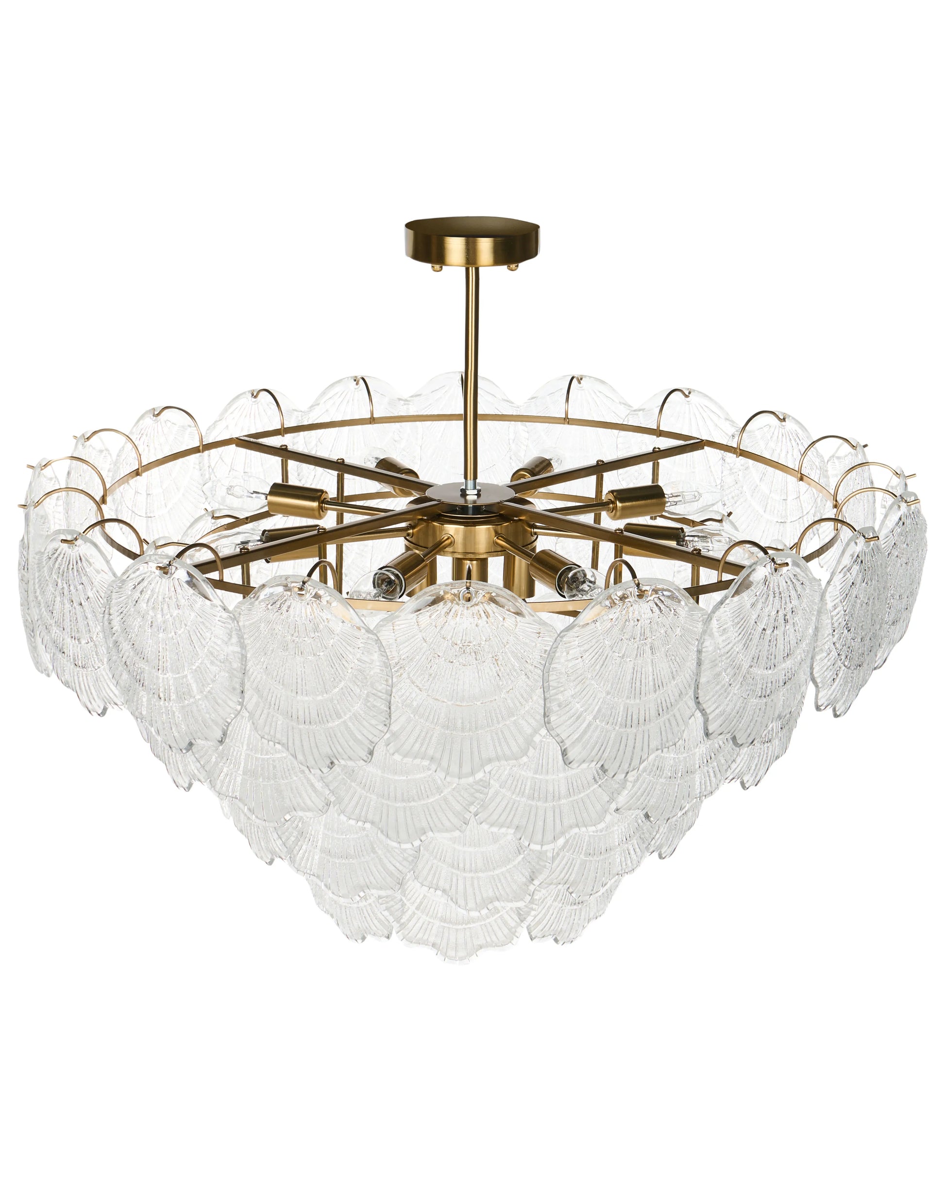  Chandelier TEMASH Glass Brass