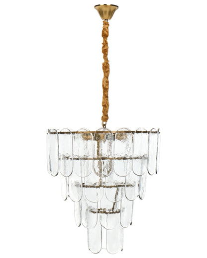  Chandelier CARAVELI Glass Brass