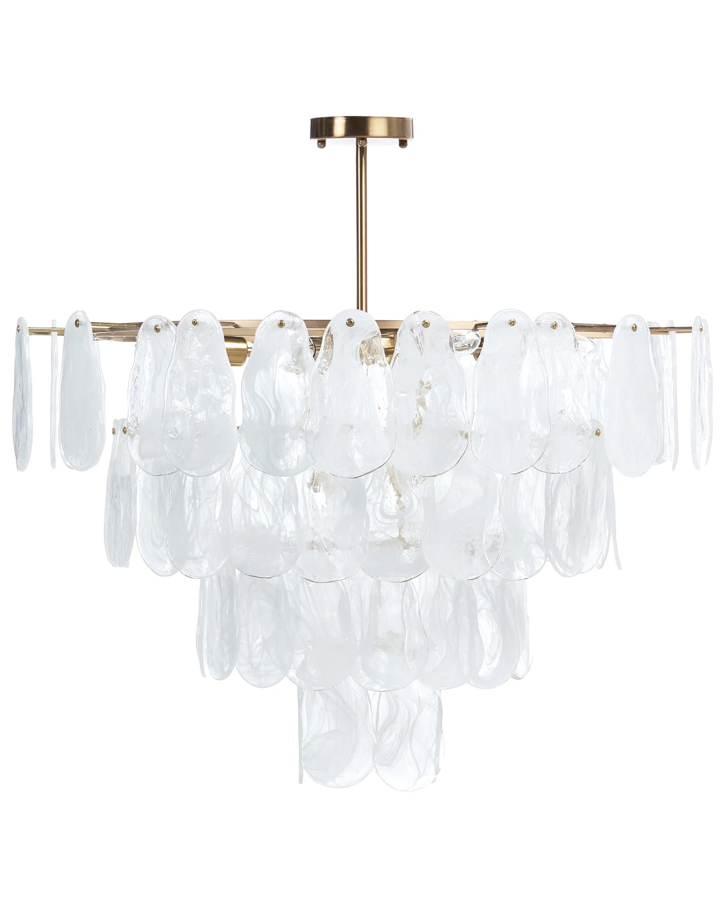  Chandelier OSMORE Glass Brass