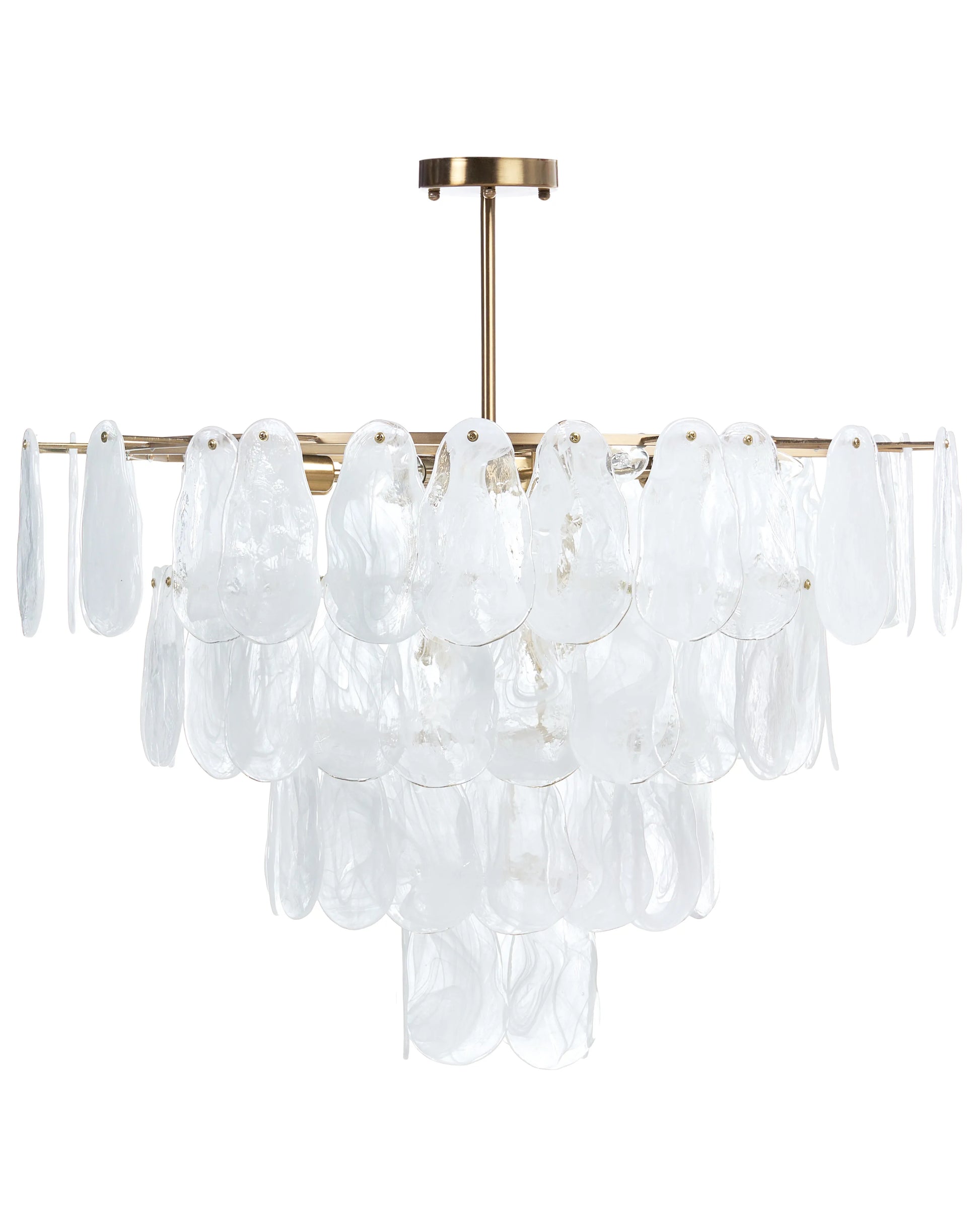  Chandelier OSMORE Glass Brass