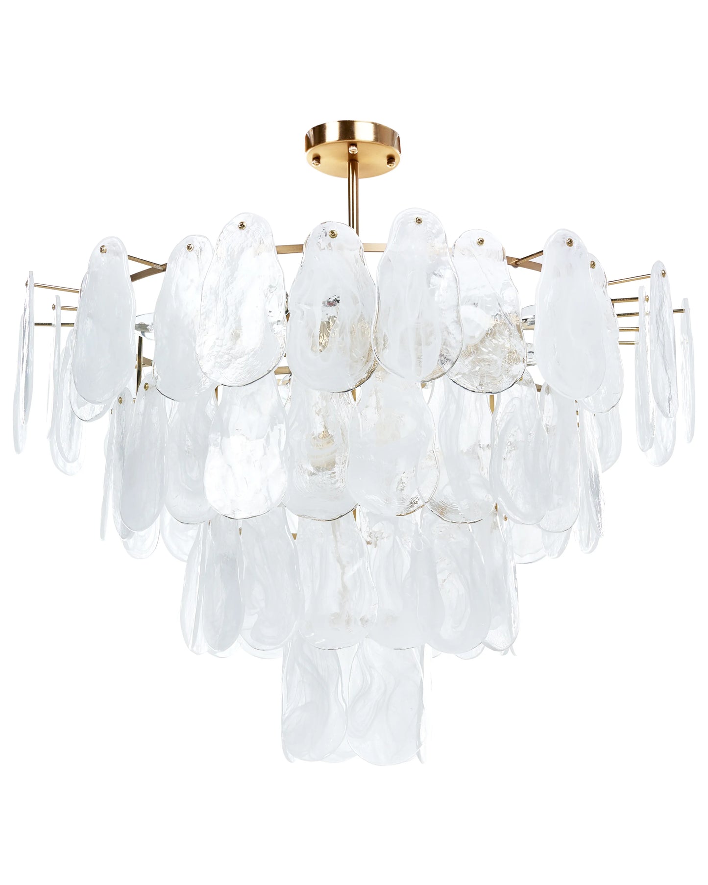  Chandelier OSMORE Glass Brass