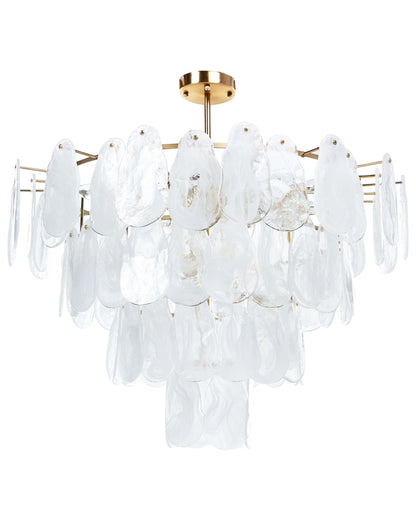  Chandelier OSMORE Glass Brass