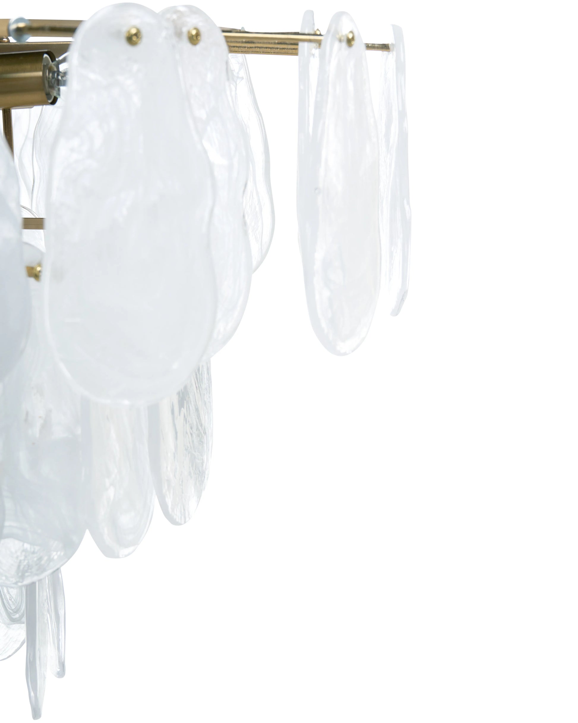 Chandelier OSMORE Glass Brass