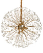  Chandelier TIMANE Glass Brass