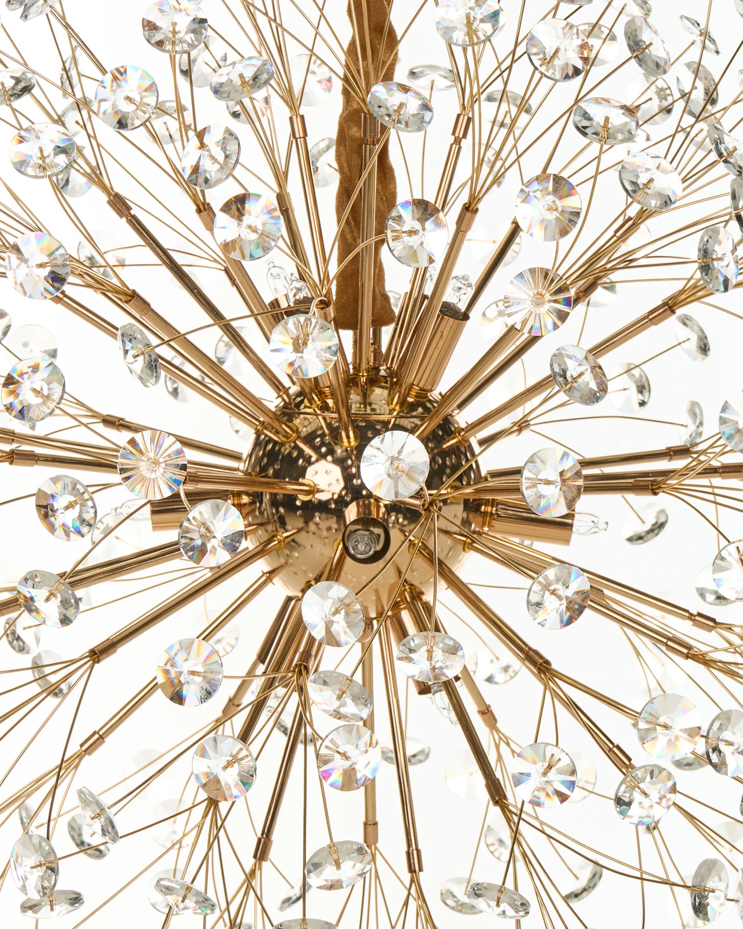  Chandelier TIMANE Glass Brass