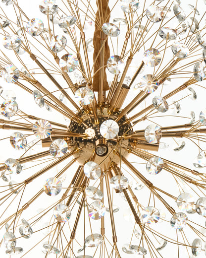 Chandelier TIMANE Glass Brass