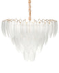  Chandelier MAHAICA Glass Brass