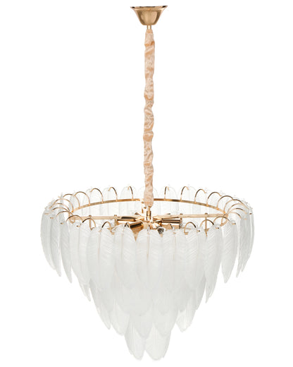  Chandelier MAHAICA Glass Brass