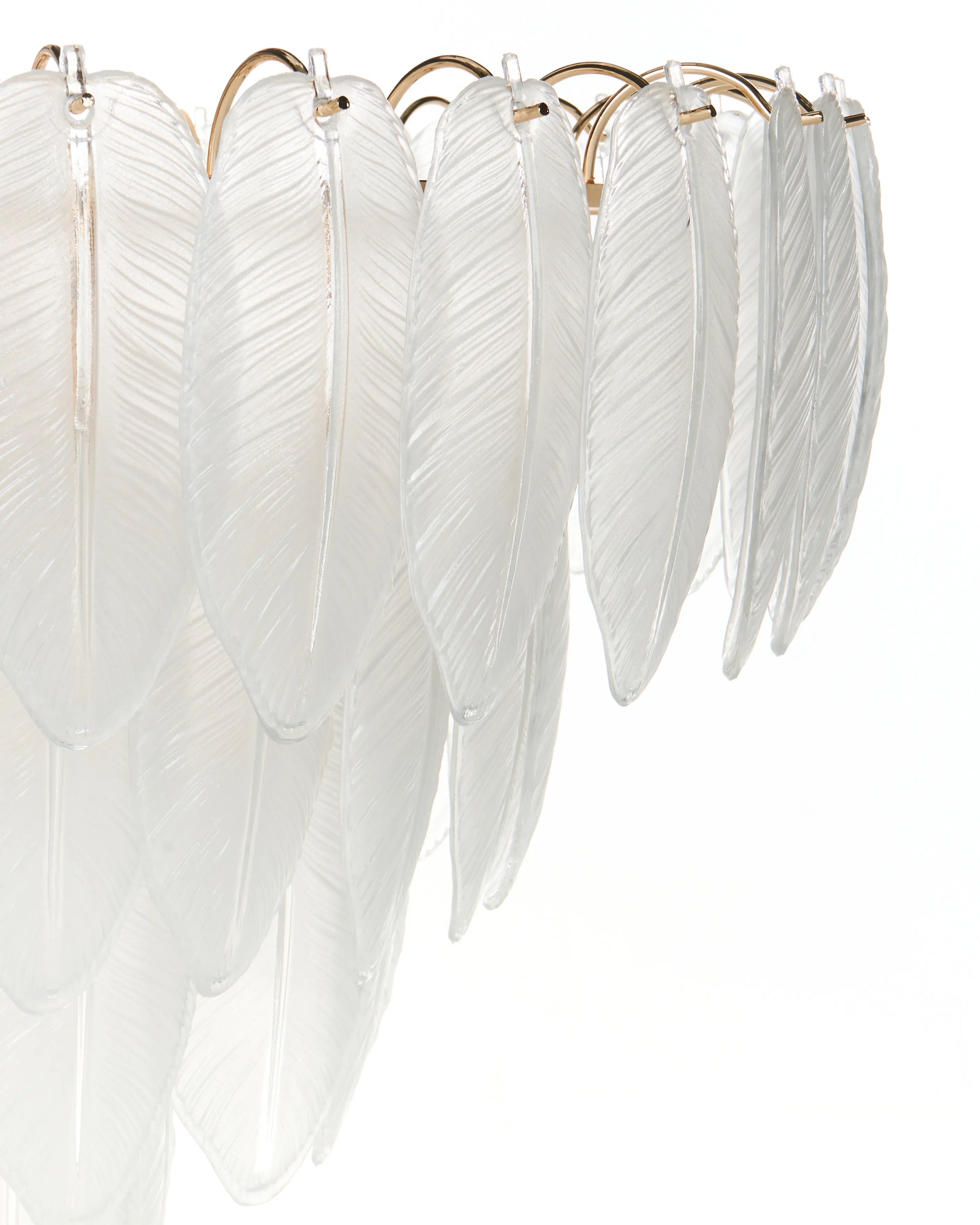  Chandelier MAHAICA Glass Brass