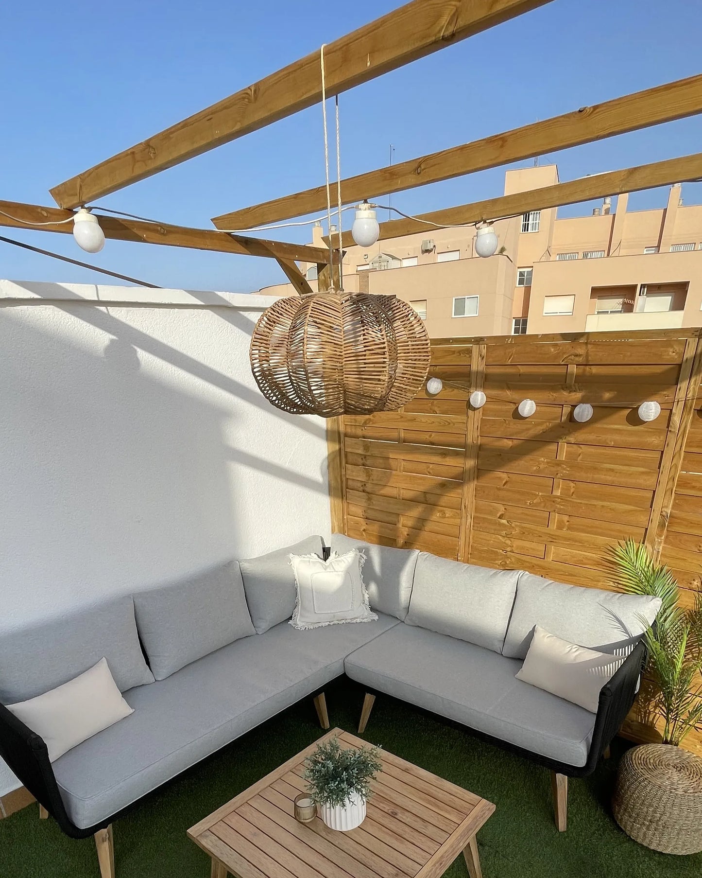  Pendant Lamp KIBI Rattan Natural