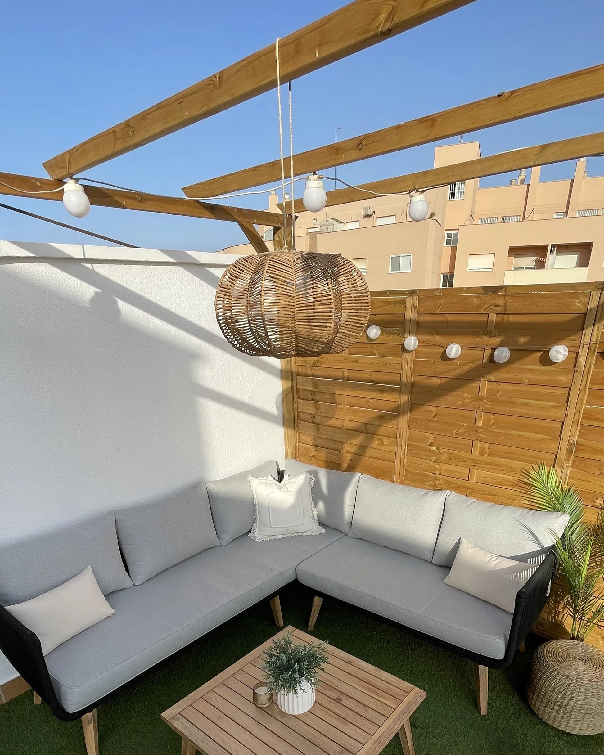  Pendant Lamp KIBI Rattan Natural