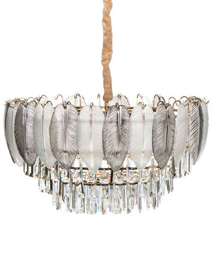  Chandelier CANAGUA Glass Brass