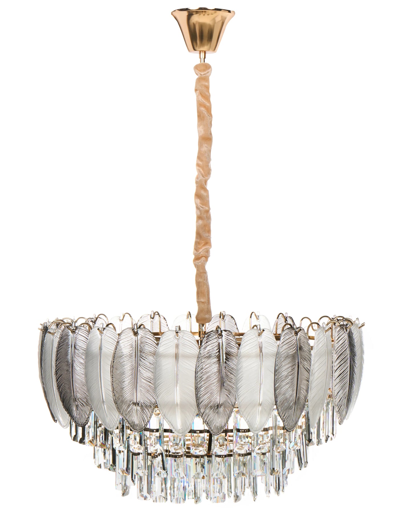  Chandelier CANAGUA Glass Brass