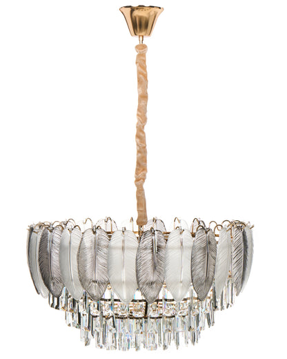  Chandelier CANAGUA Glass Brass