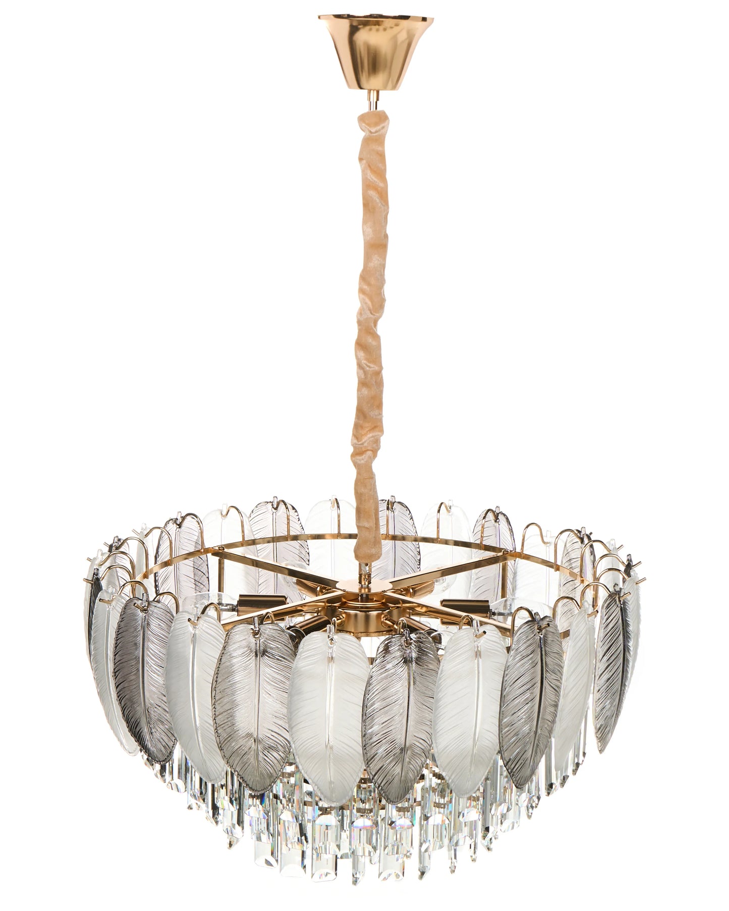  Chandelier CANAGUA Glass Brass
