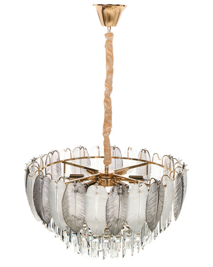  Chandelier CANAGUA Glass Brass