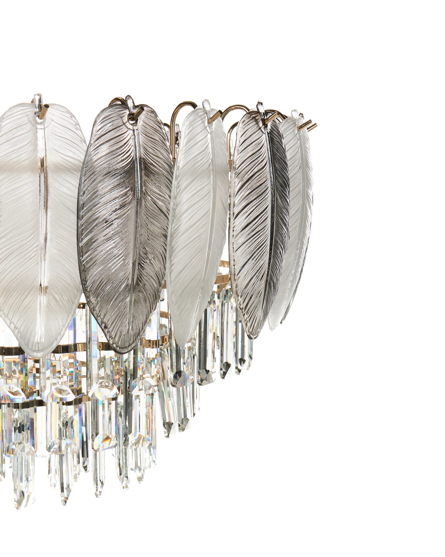  Chandelier CANAGUA Glass Brass