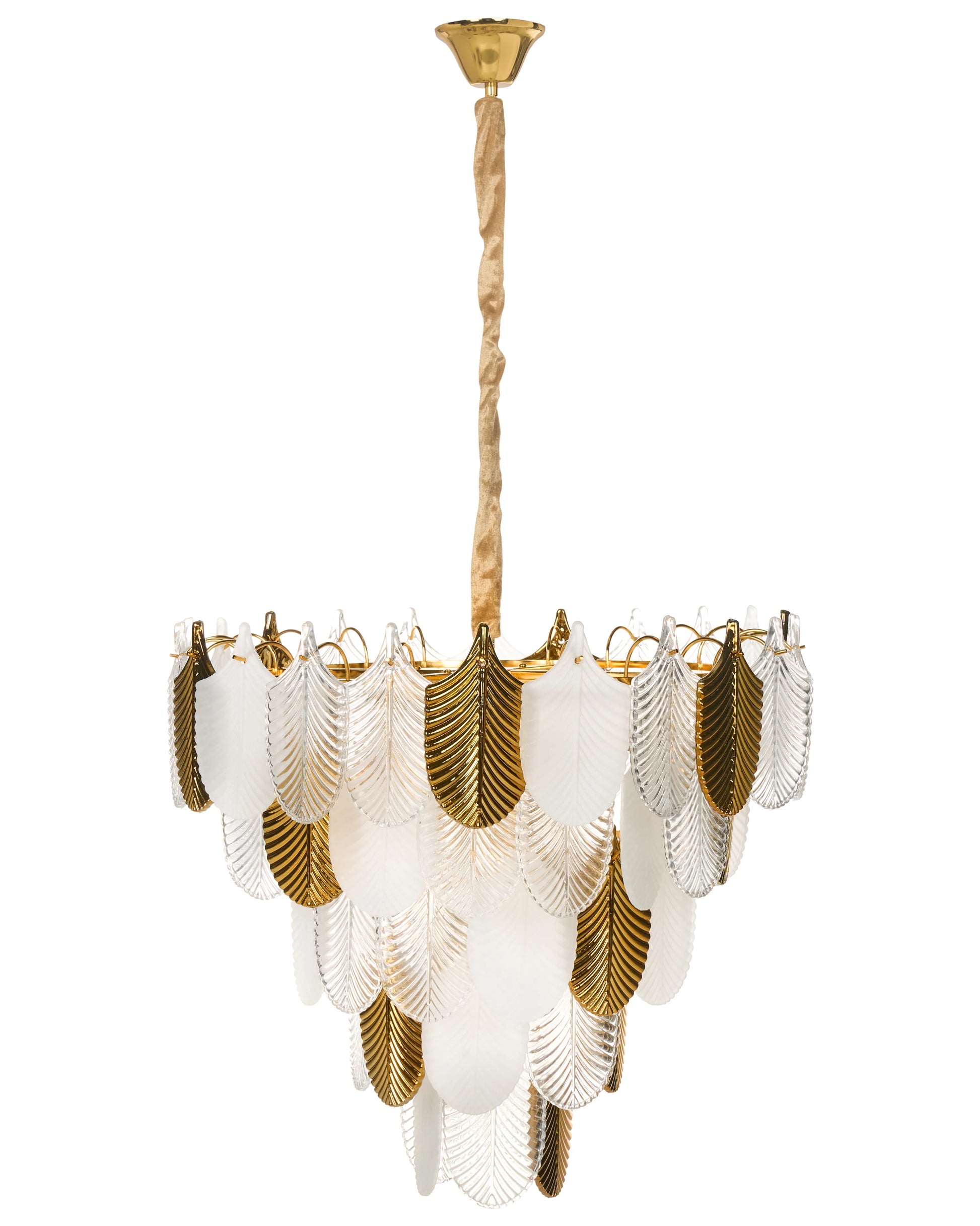  Chandelier AGUIRRE Glass Brass