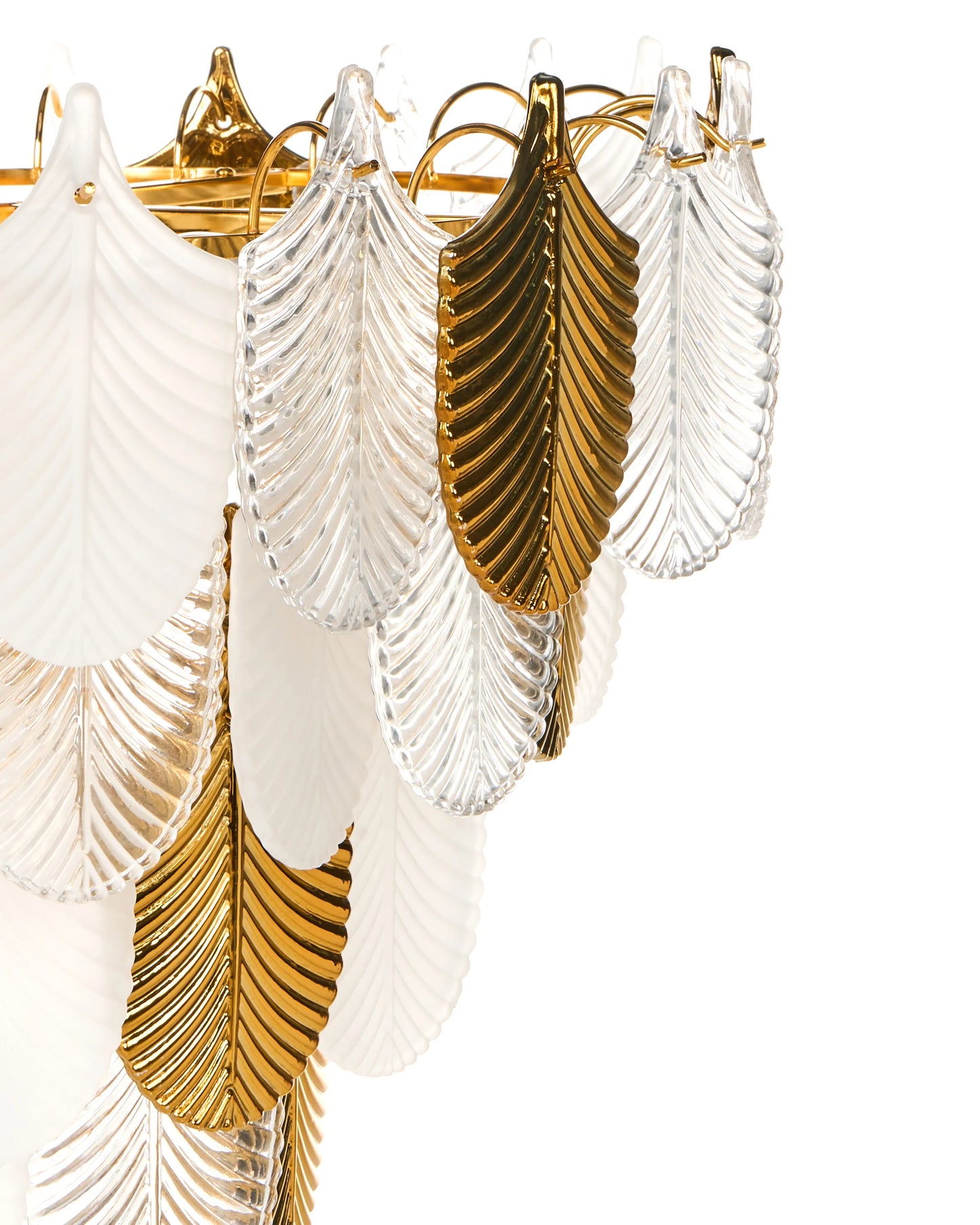  Chandelier AGUIRRE Glass Brass