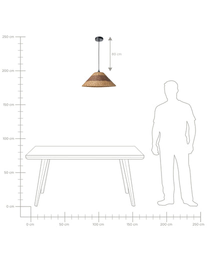  Pendant Lamp BANCAL Paper Rope Natural