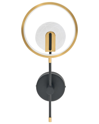  LED Wall Lamp SAMBRE Metal Gold Black
