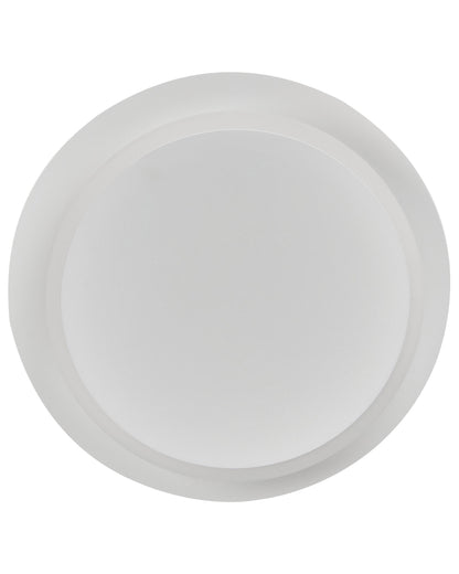  Set Of 2 Wall Lamps SEMNON LED Metal White